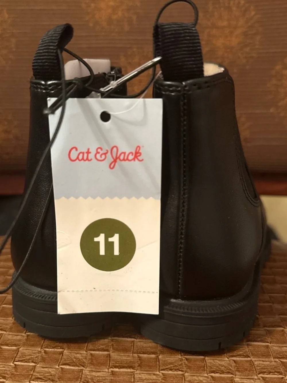 Cat & Jack Black Ankle Boots